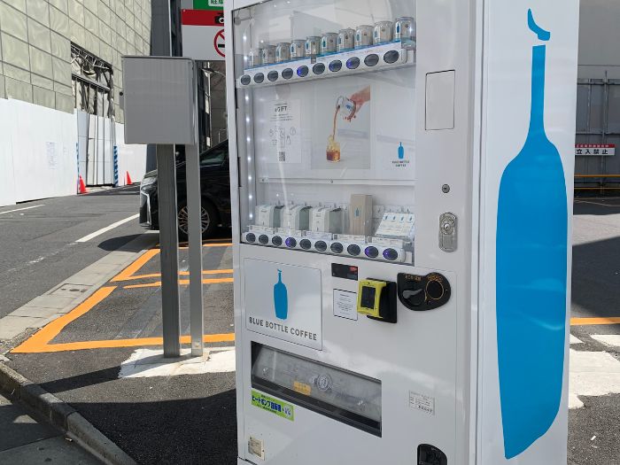 ブルーボトルの自動販売機